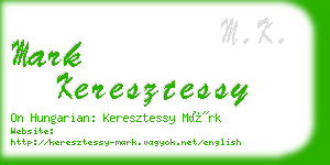 mark keresztessy business card